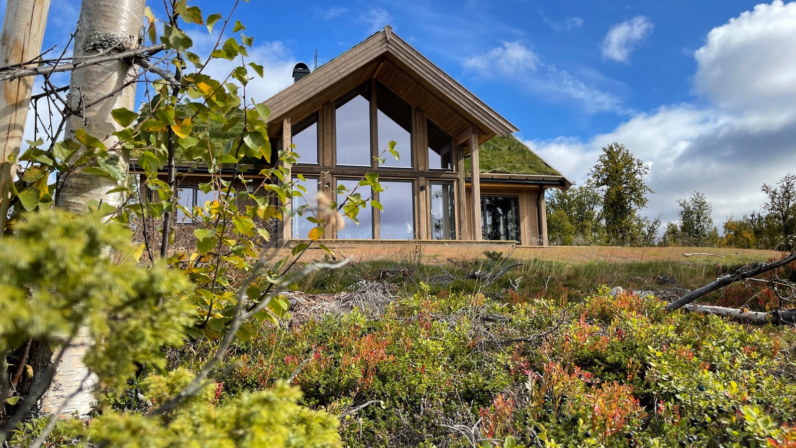 Saltdalshytta sin visningshytte som ligger på tomteområdet Galleribilde