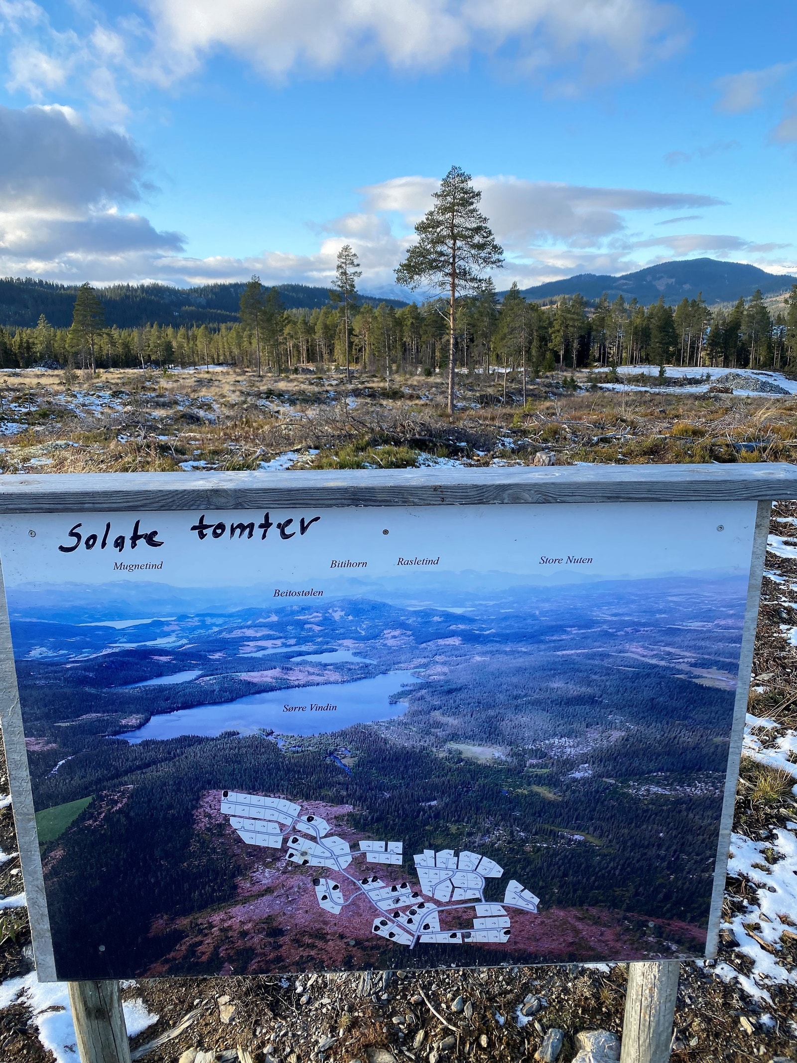 Planområdet er på 1.360 dekar. Galleribilde