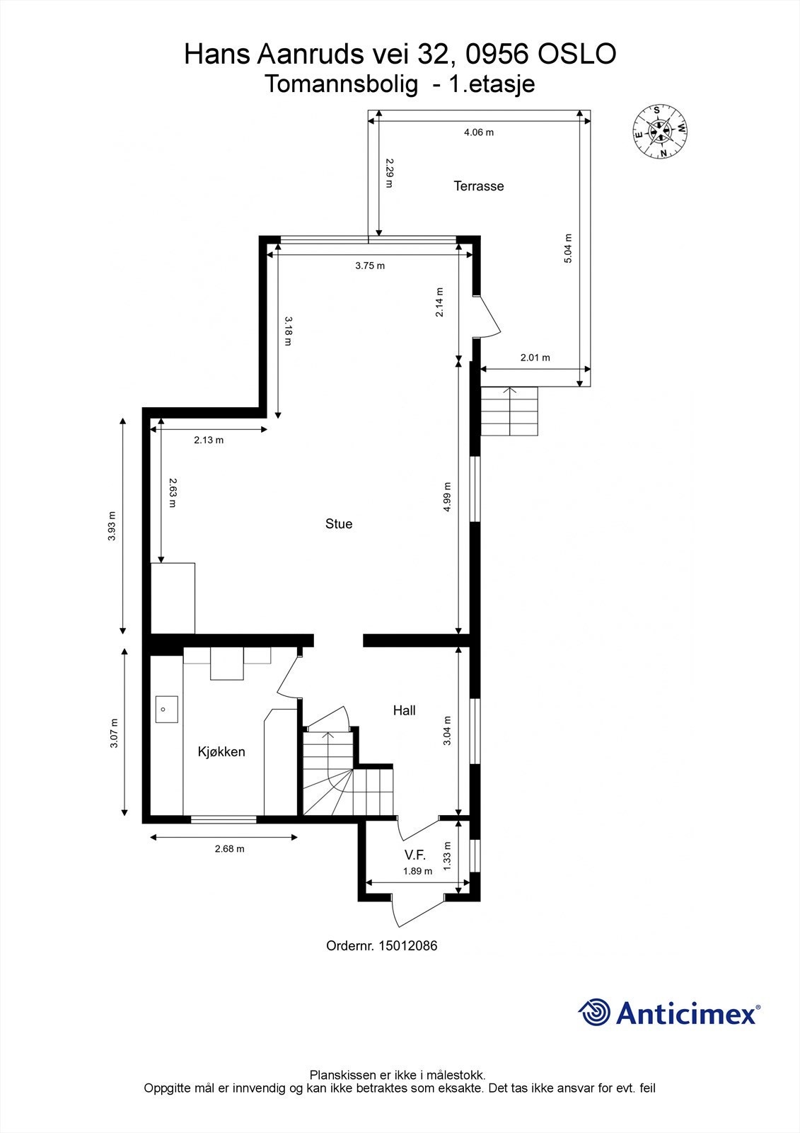Plantegning 1. etasje. Galleribilde