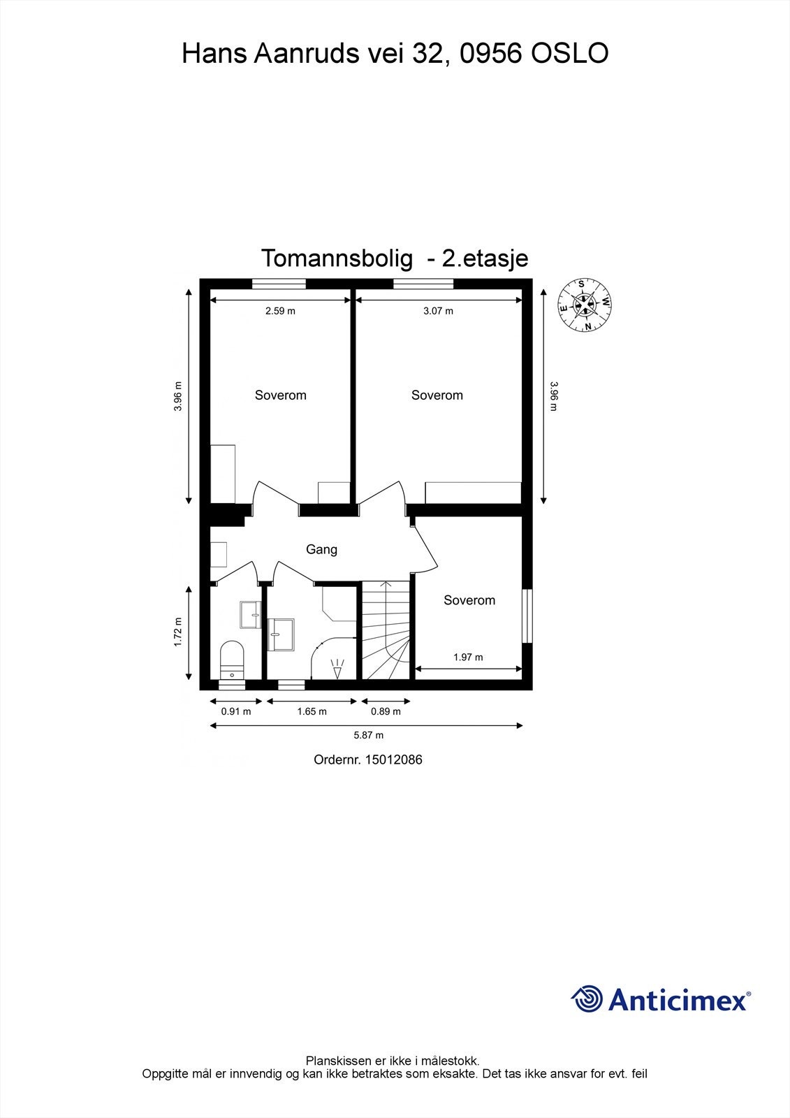 Plantegning 2. etasje. Galleribilde