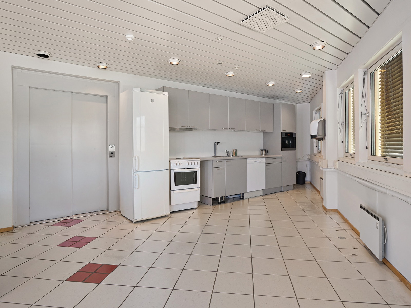 Kantinedel i egen etasje. Galleribilde