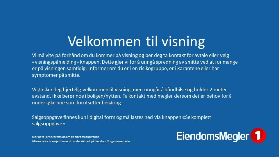 Husk visningspåmelding! Galleribilde