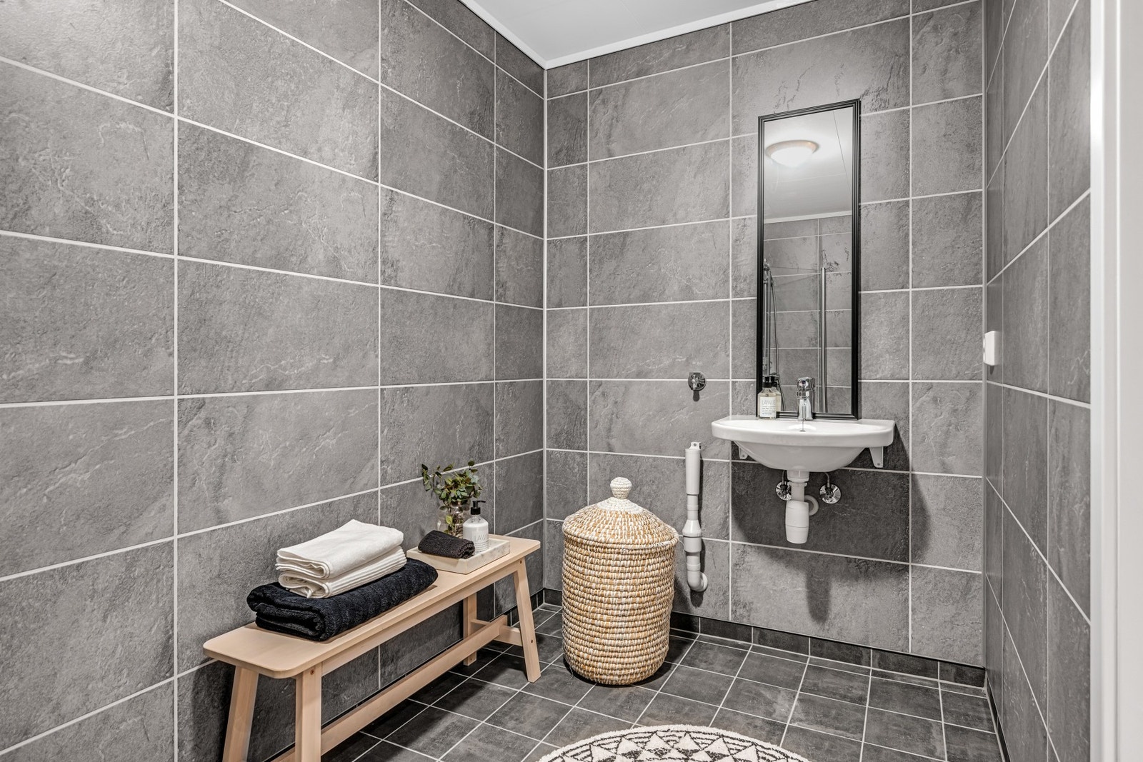 Opplegg til vaskemaskin, og TG0 i tilstandsrapport. Galleribilde