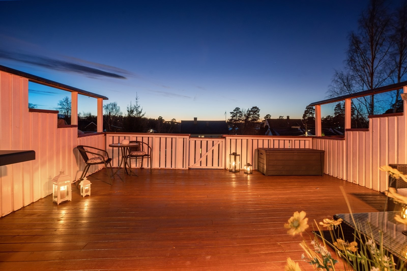 Vestvendt terrasse på hele 28 kvm. Galleribilde