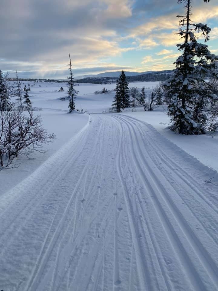 På vinteren sørger medlemmer av Raudberglia hytteforening at det kjøres opp skiløyper for klassisk og skøyting i helger og ferier når de har anledning og er forhold til det. Ismenningen er et meget snøsikkert område og det er stort sett snølagt fra starte Galleribilde