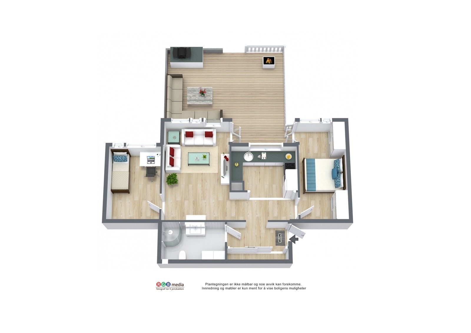 Plantegning Galleribilde