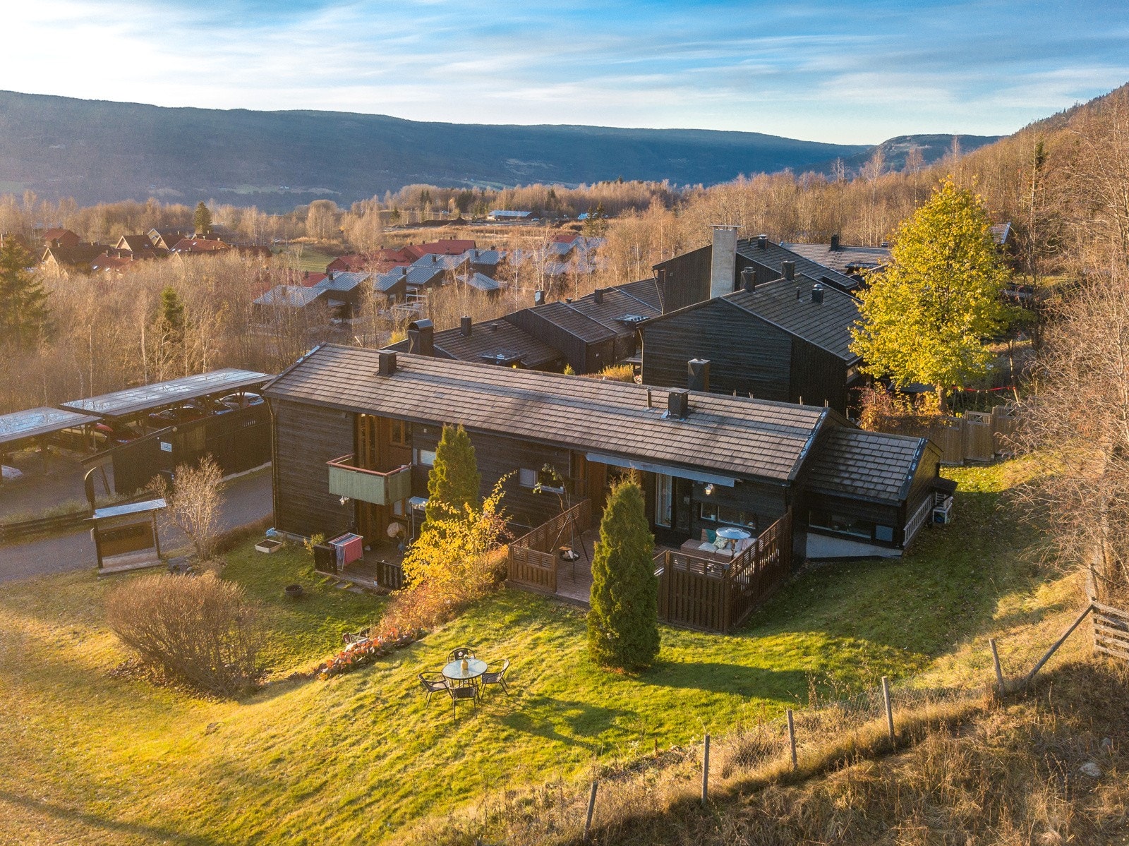 Leiligheten ligger høyt og fritt Galleribilde