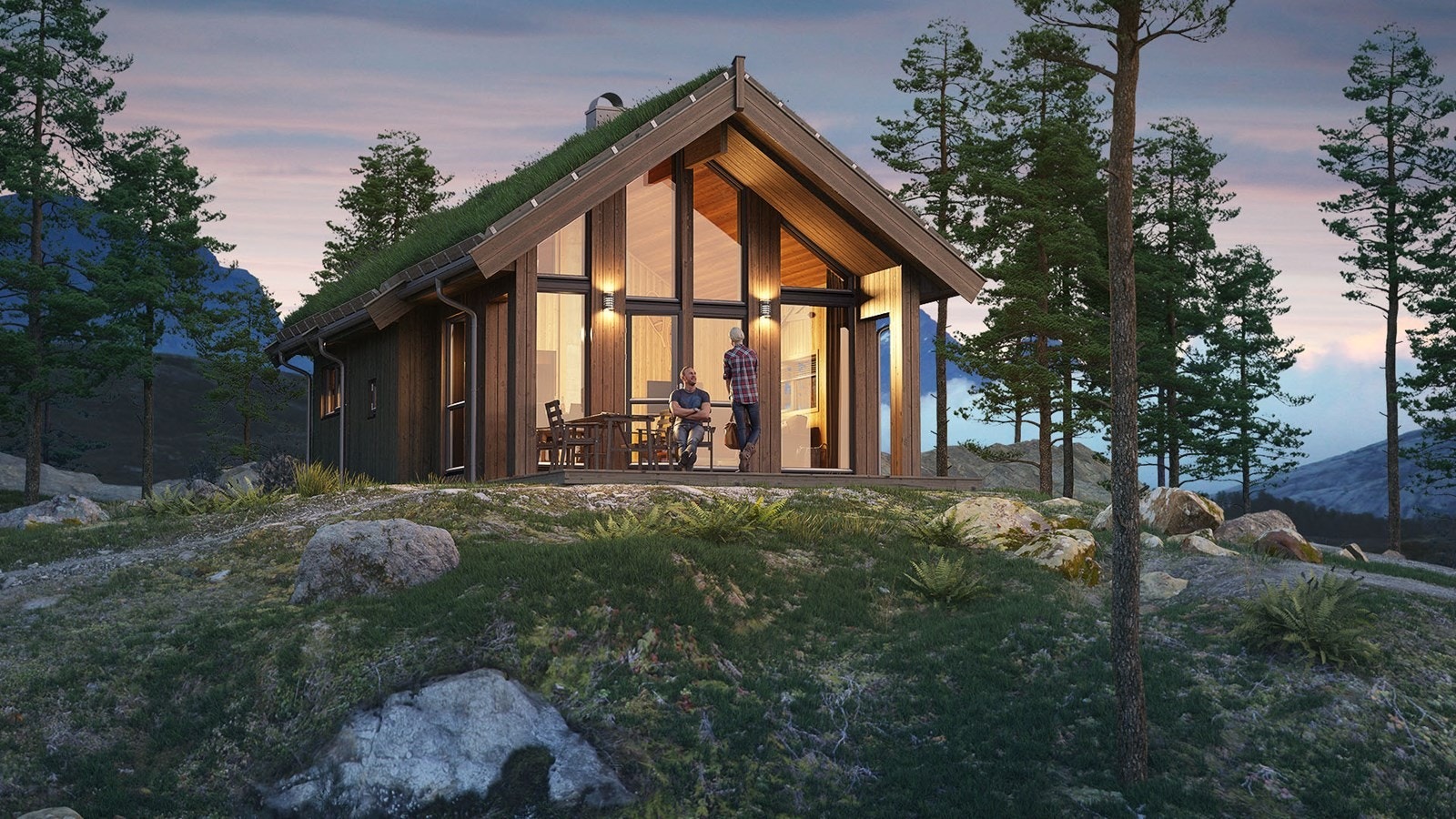 Illustrajon fasade Galleribilde