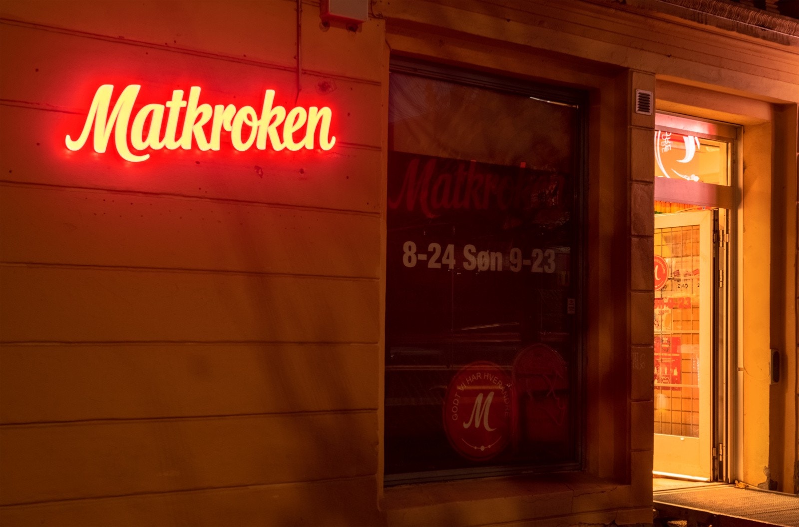 Matkroken ligger i 1. etasje. Galleribilde