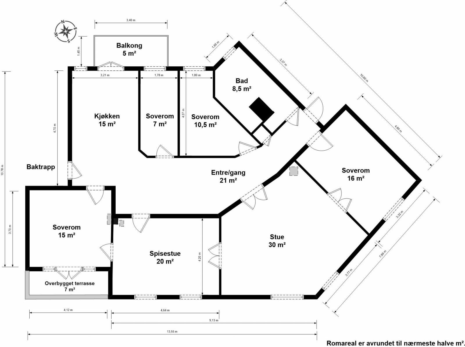 Planskisse Galleribilde