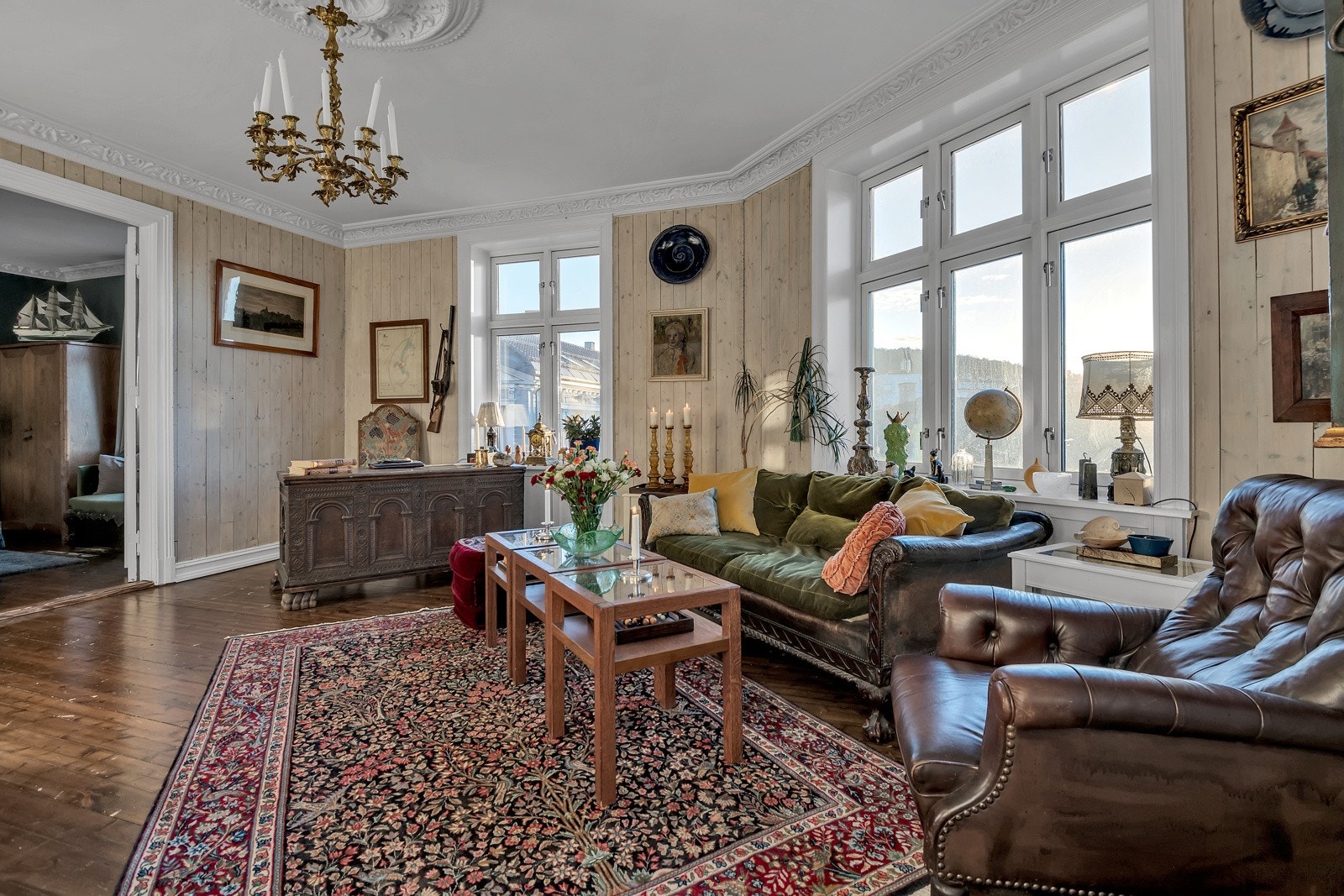 Stue, ca. 30 m². Galleribilde