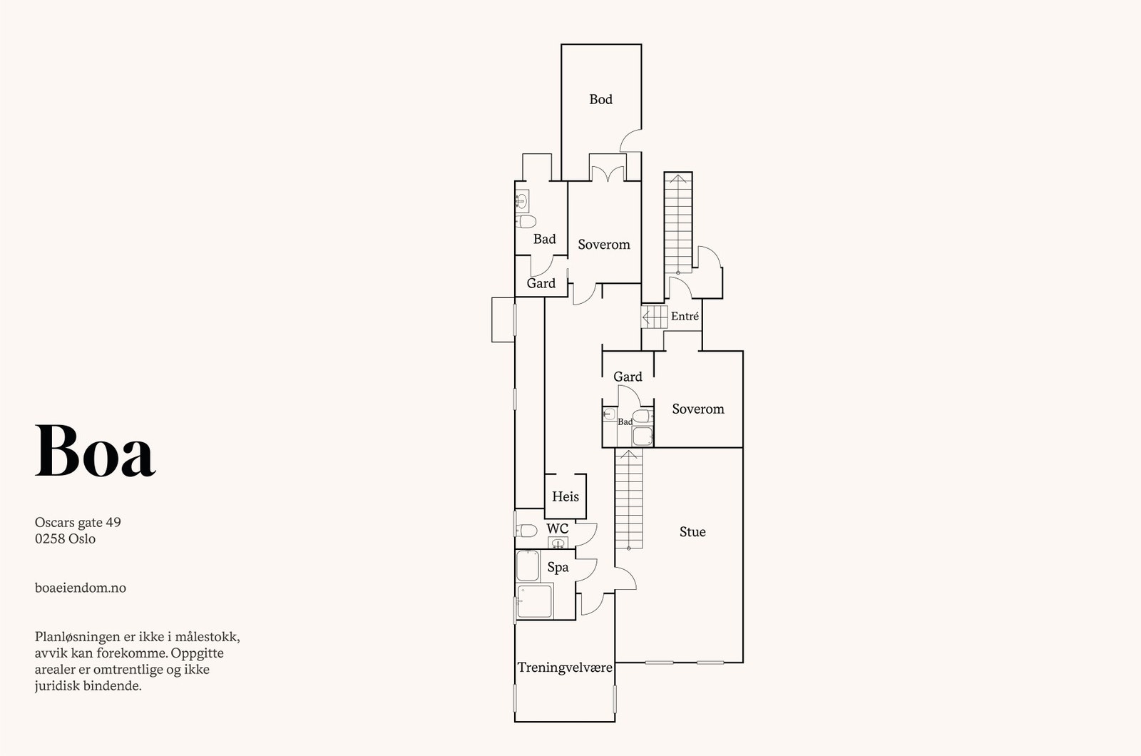 Underetasje: Hall m/trapp, bad m/garderobe, bad1, vaskerom, bad 2, 2 soverom, kjellerstue, kontor/soverom, kontor, entré, gang m/heis, wc. Galleribilde