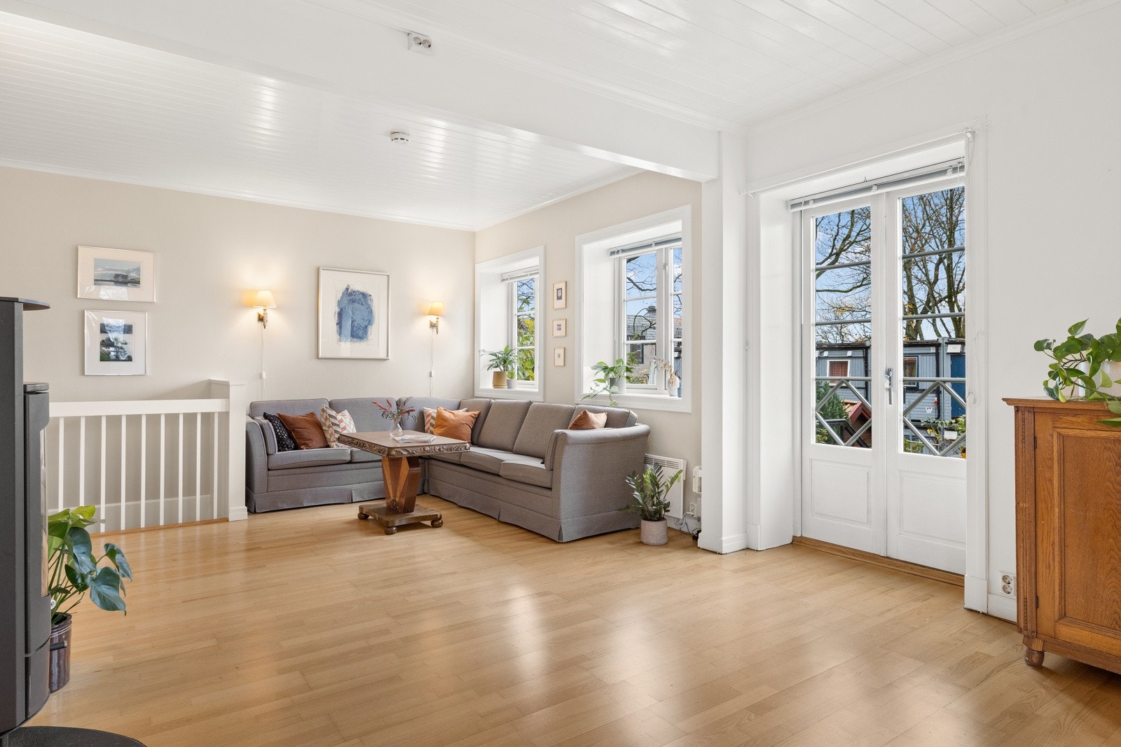 Her er det plass til en sofagruppe og annen ønsket innredning. Galleribilde