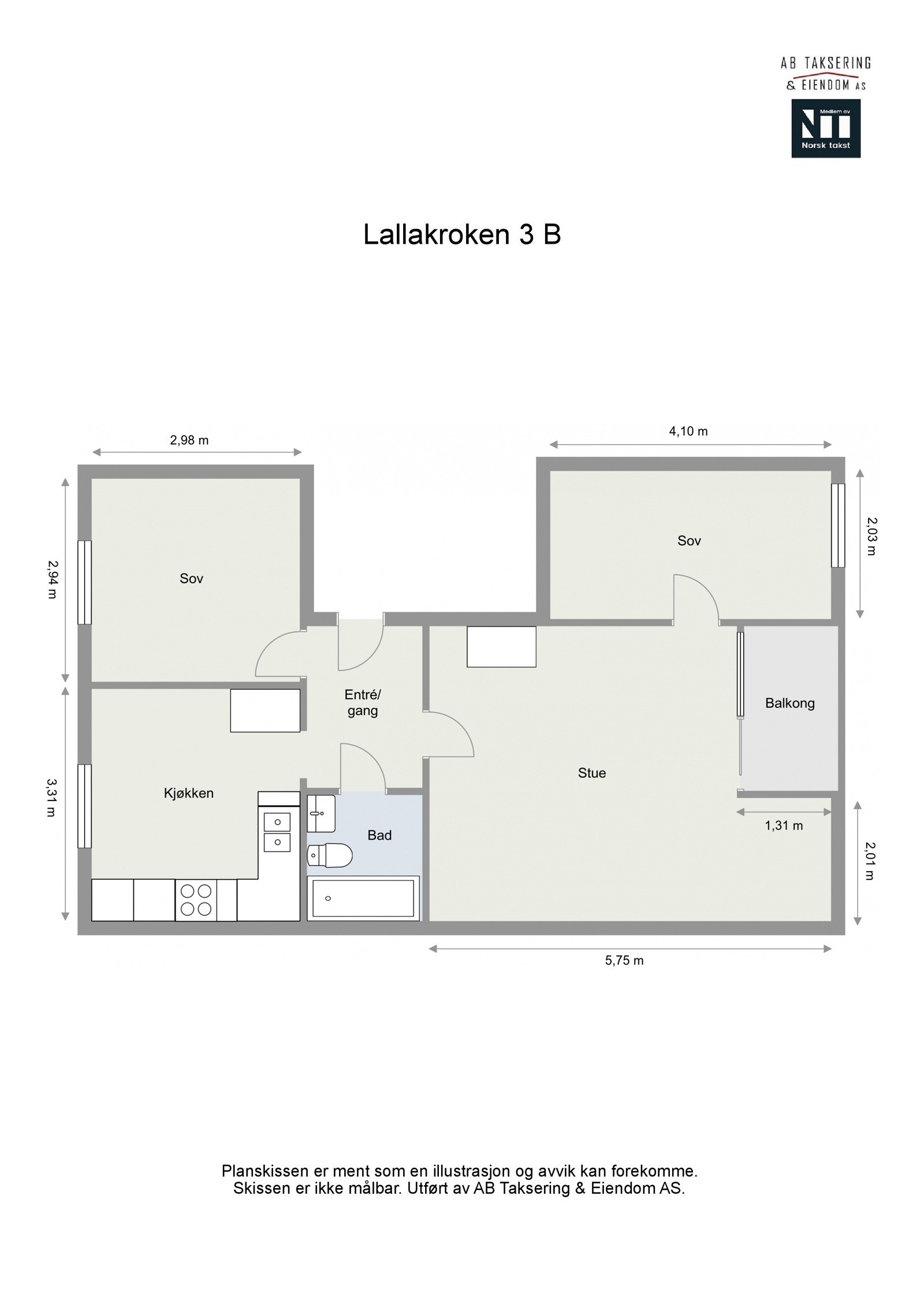 Plantegning Galleribilde