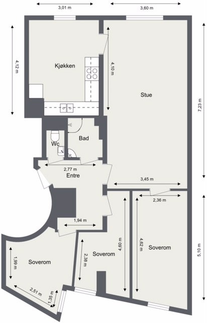 Plantegning. Galleribilde