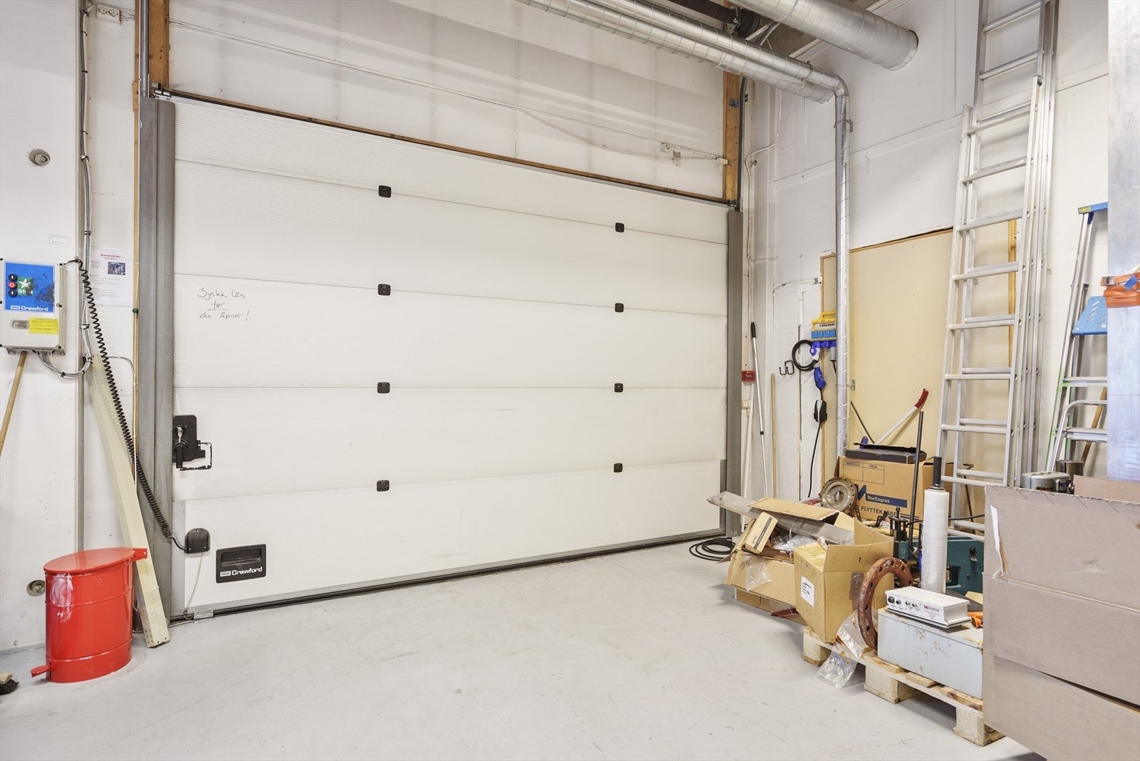 Kjøreport til lageret. Galleribilde