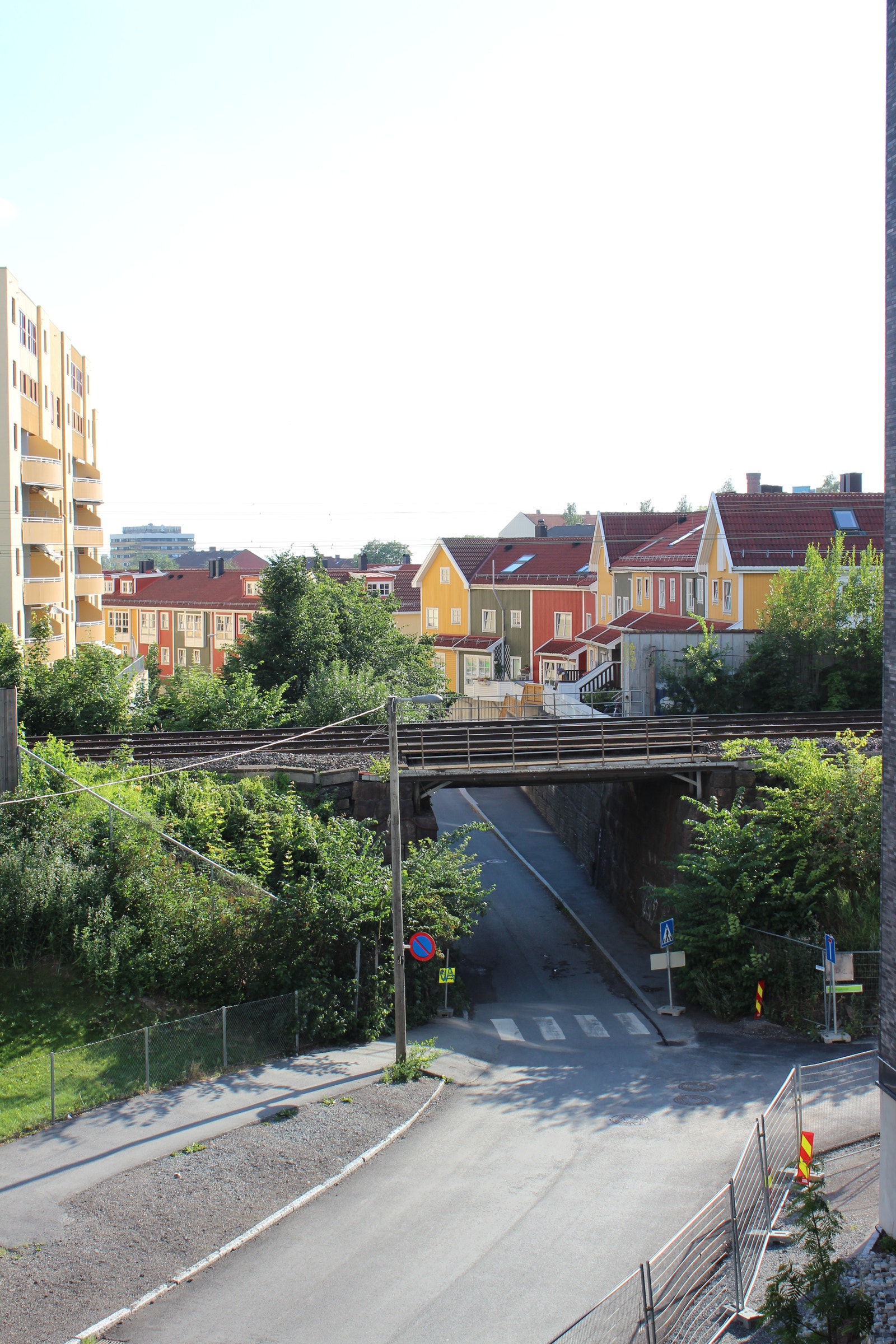 Utsikt fra balkong Galleribilde