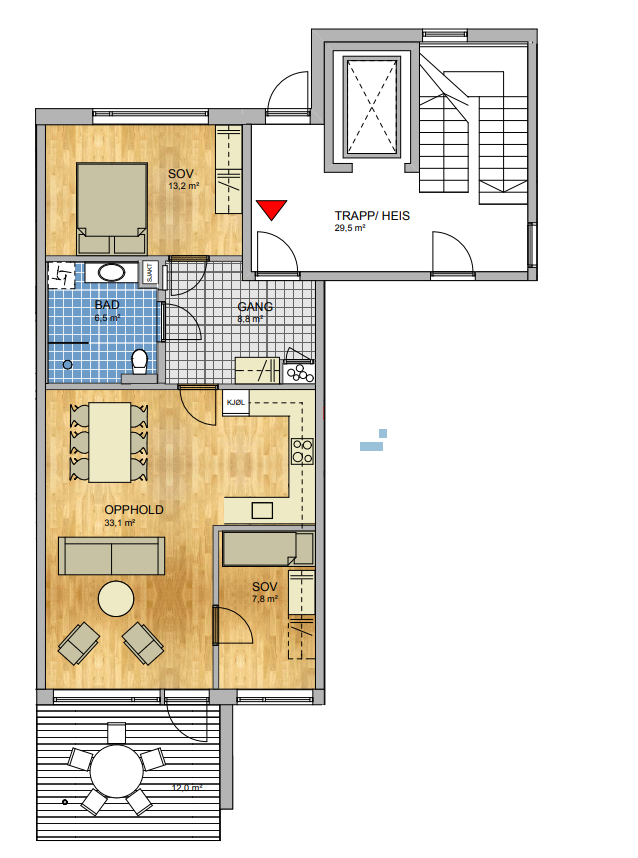 PLANLØSNING Galleribilde