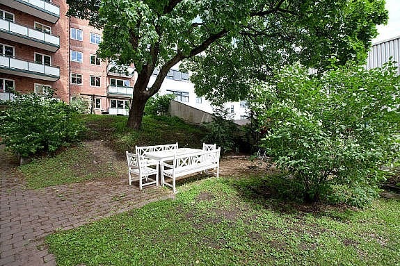 Bakgård Galleribilde