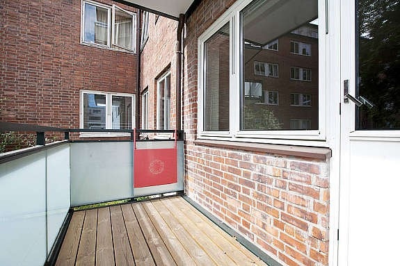 Balkong om sommeren Galleribilde