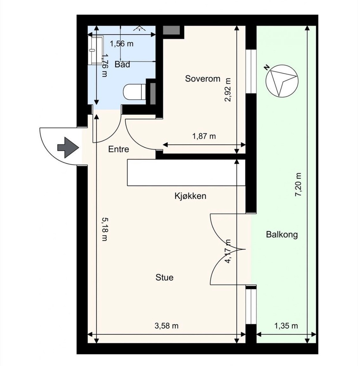 Plantegning Galleribilde