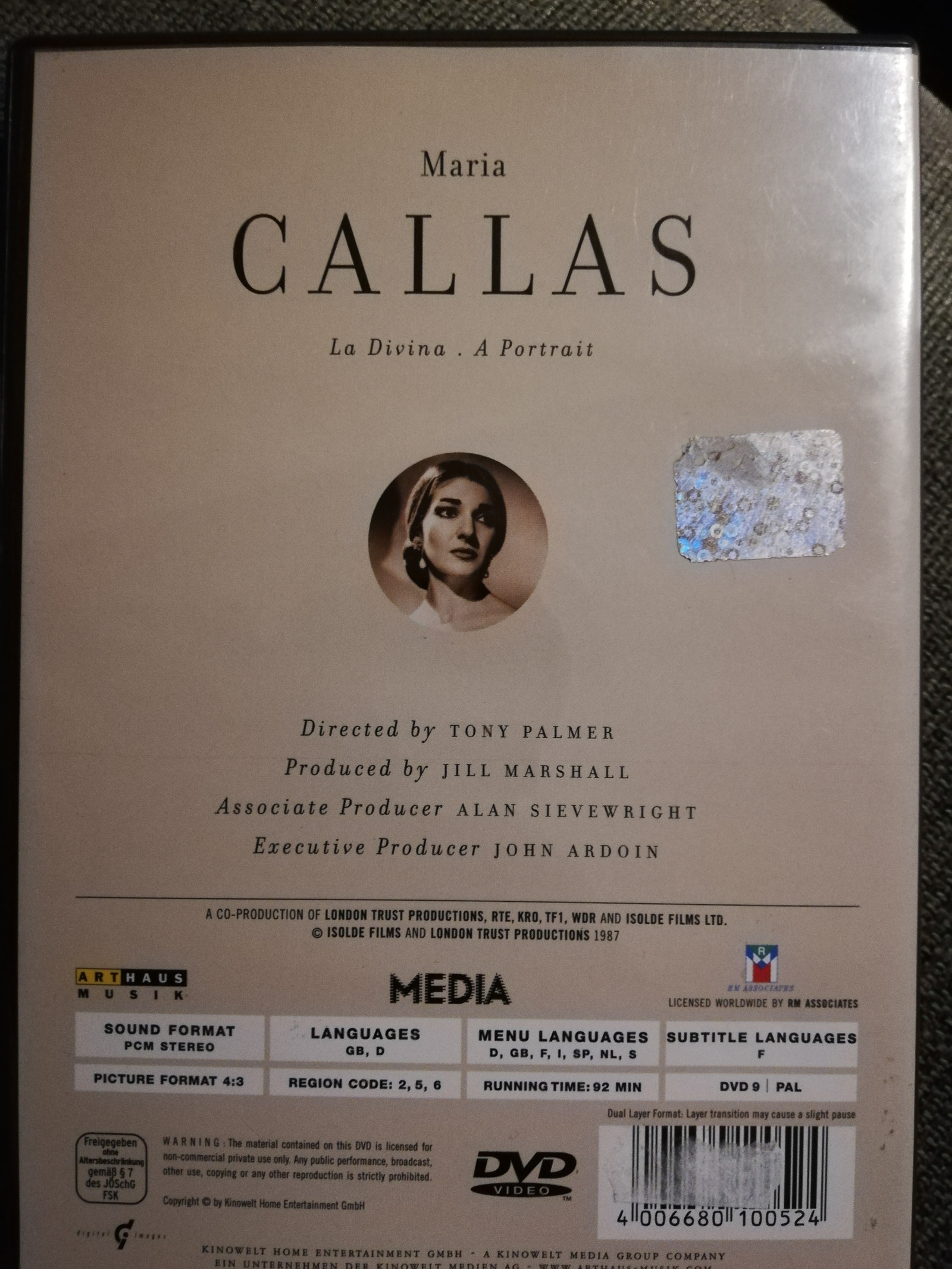 Maria Callas - La Divina - A Portrait (DVD) - Opera | FINN torget