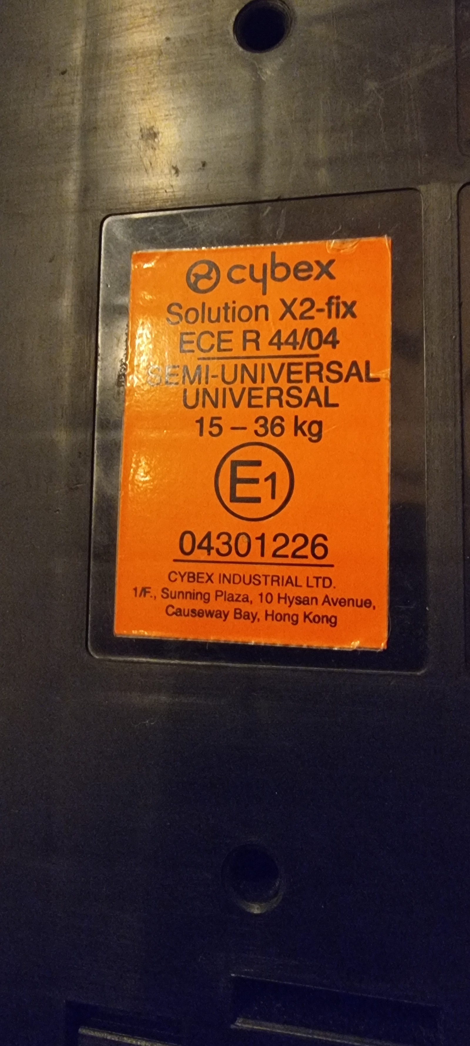 cybex solution f fix