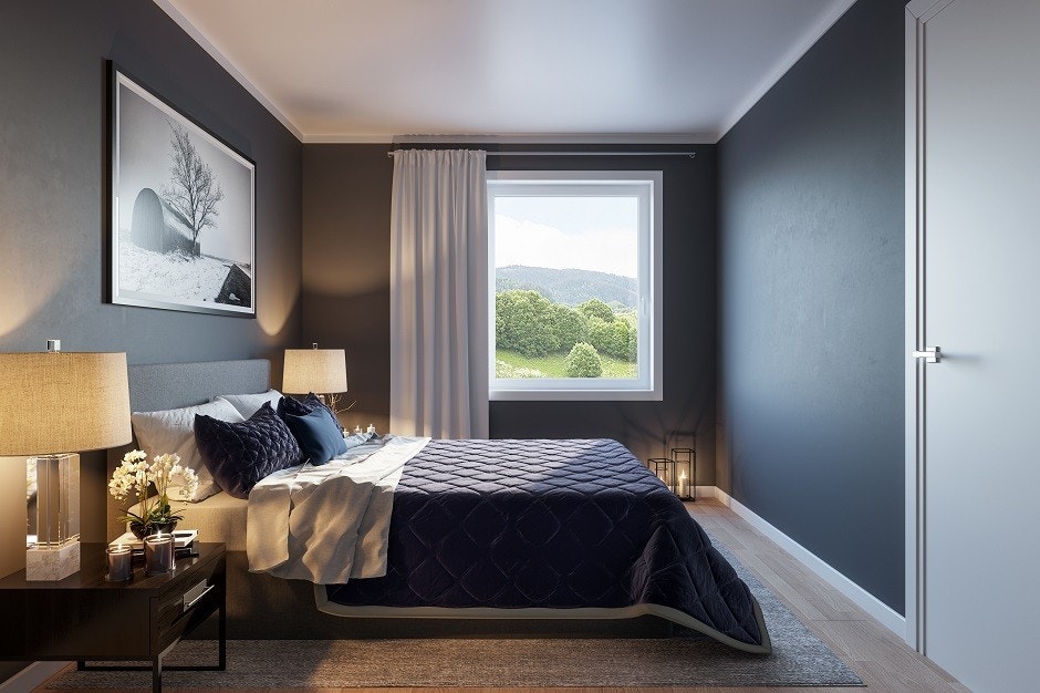 Soverom med god plass. Galleribilde