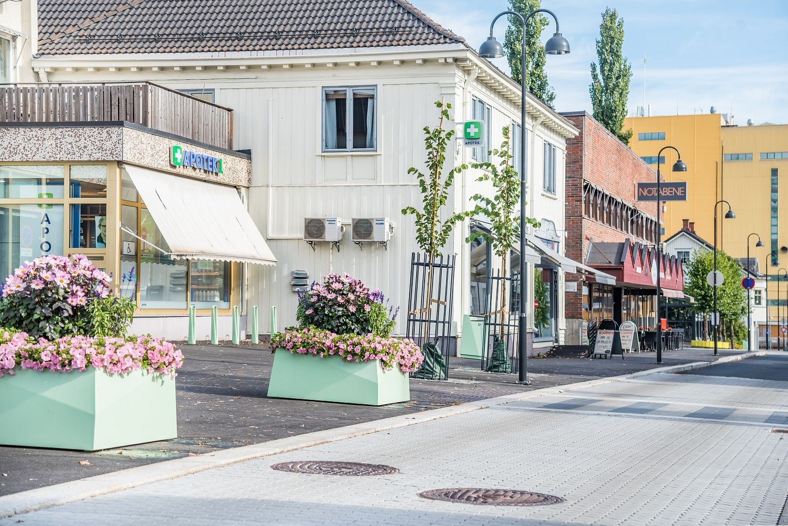 Stange sentrum med koselige spisesteder Galleribilde