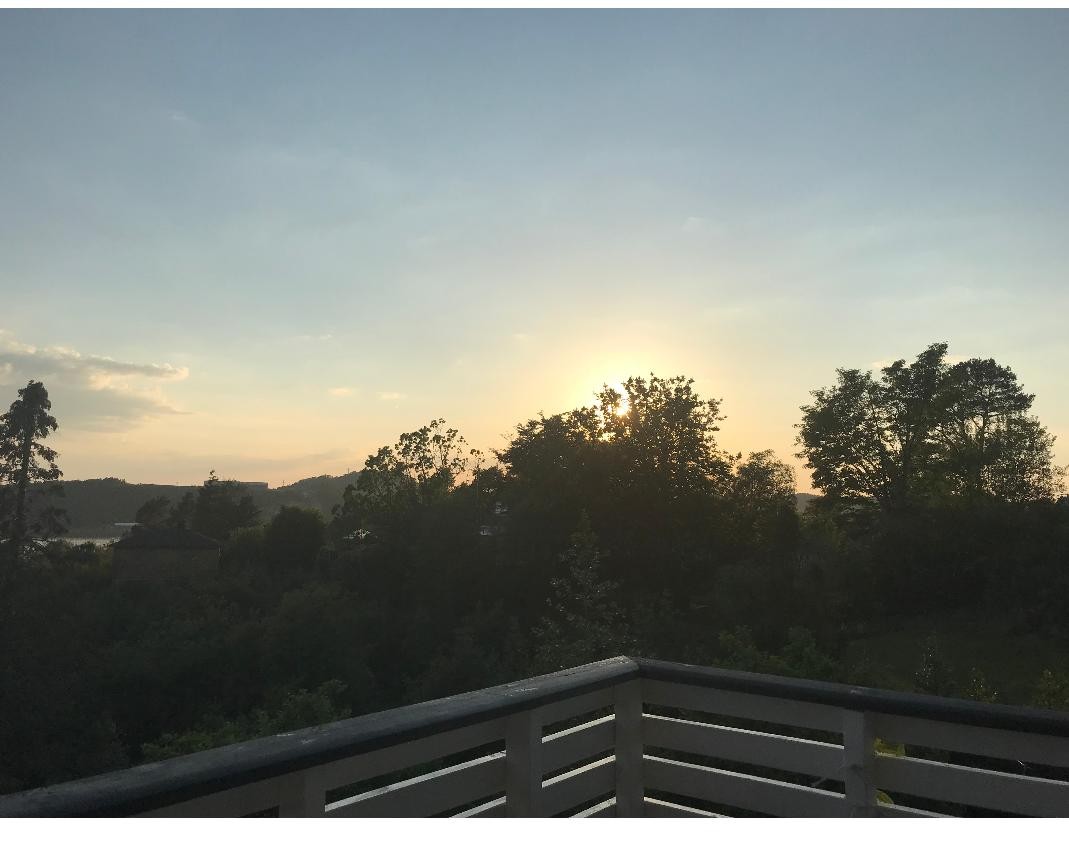 Sommer kveld på terrassen Galleribilde