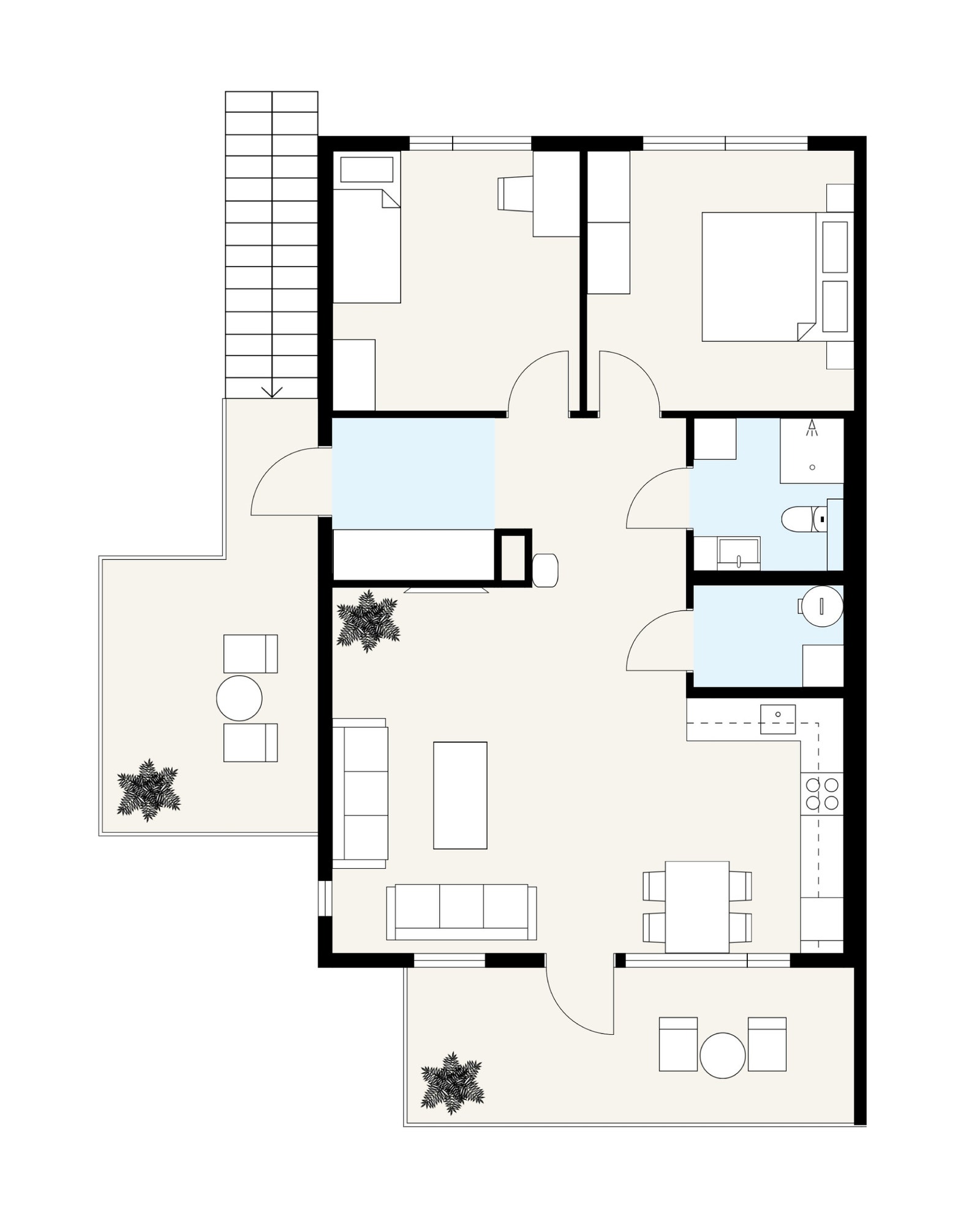 Planteikning leil. 3 Galleribilde
