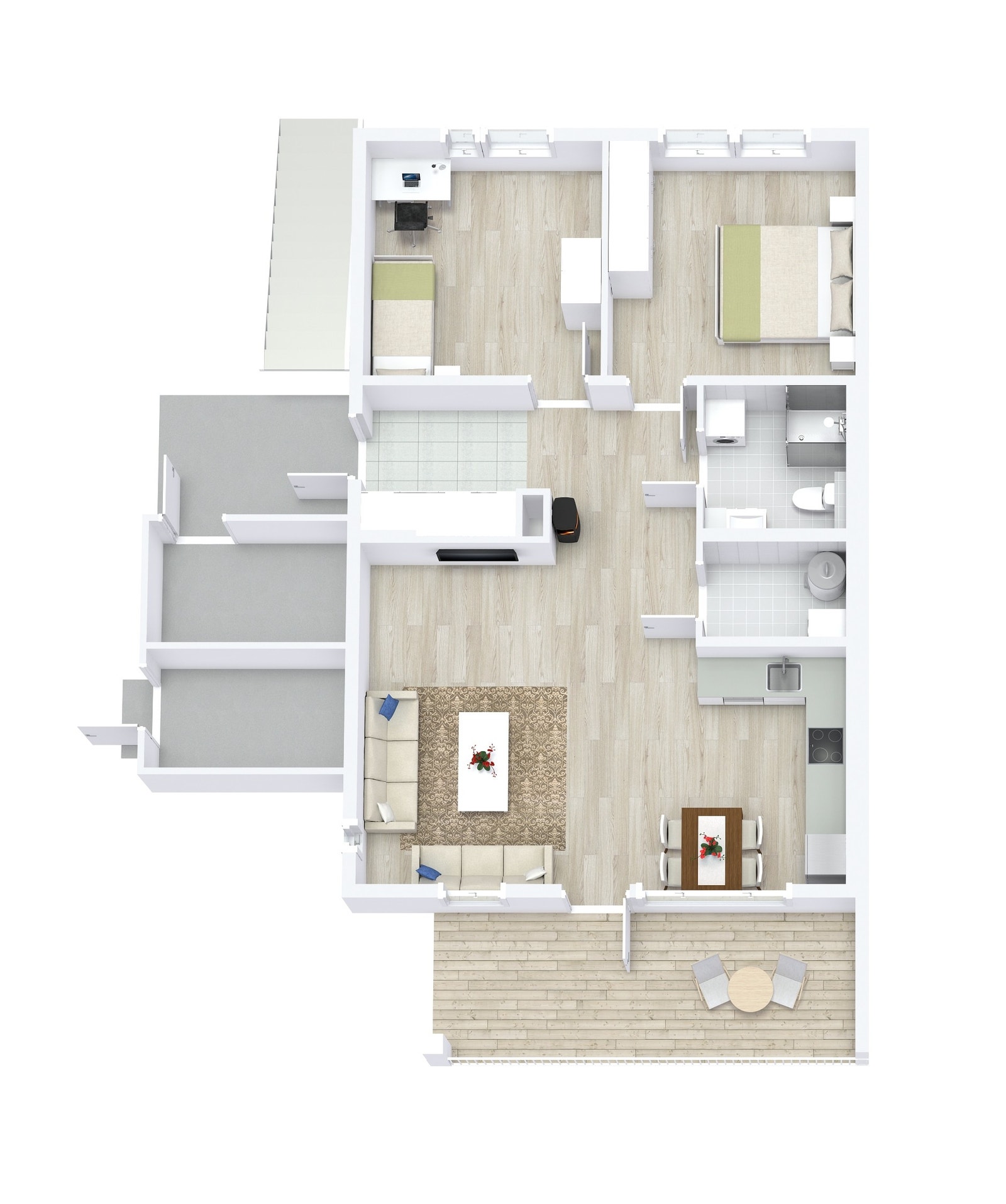 Planteikning leil. 1 Galleribilde