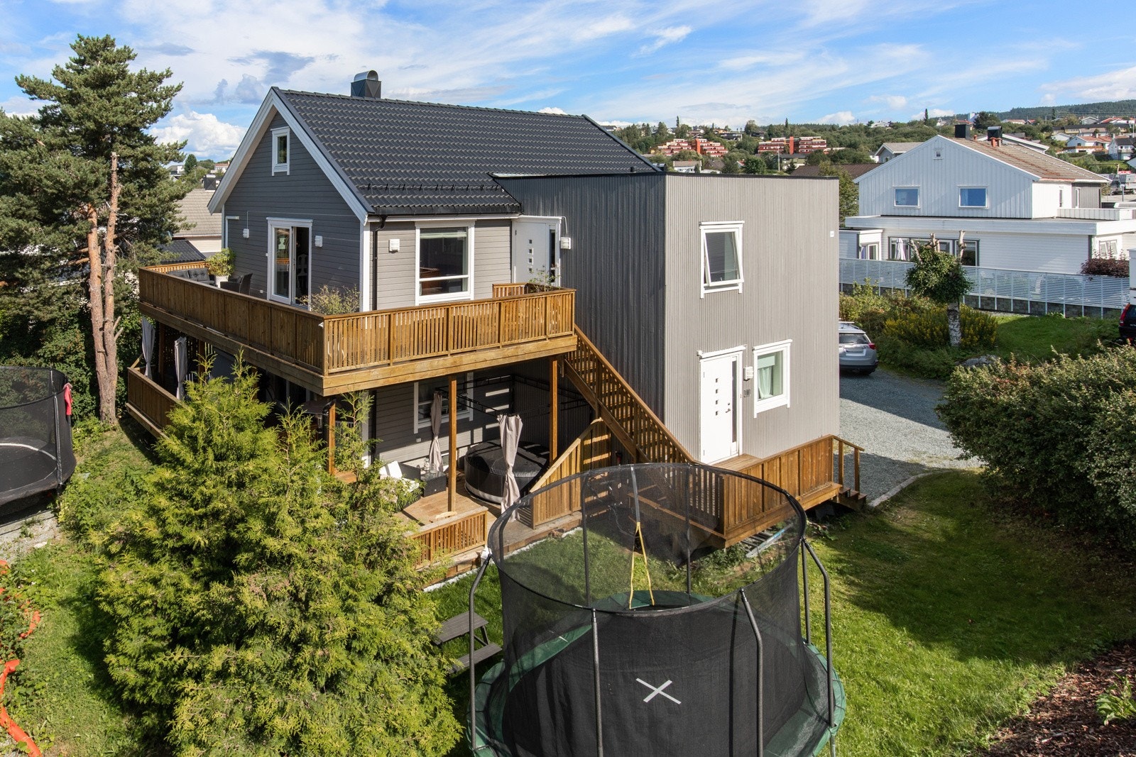 Boligen ble pusset opp og bygget ut i 2013. Galleribilde