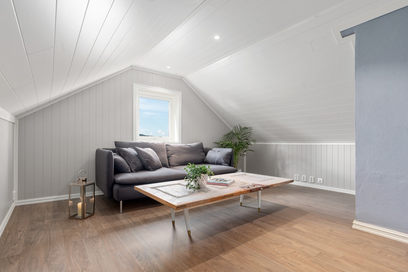 Loftstuen ble pusset opp i 2015. Galleribilde