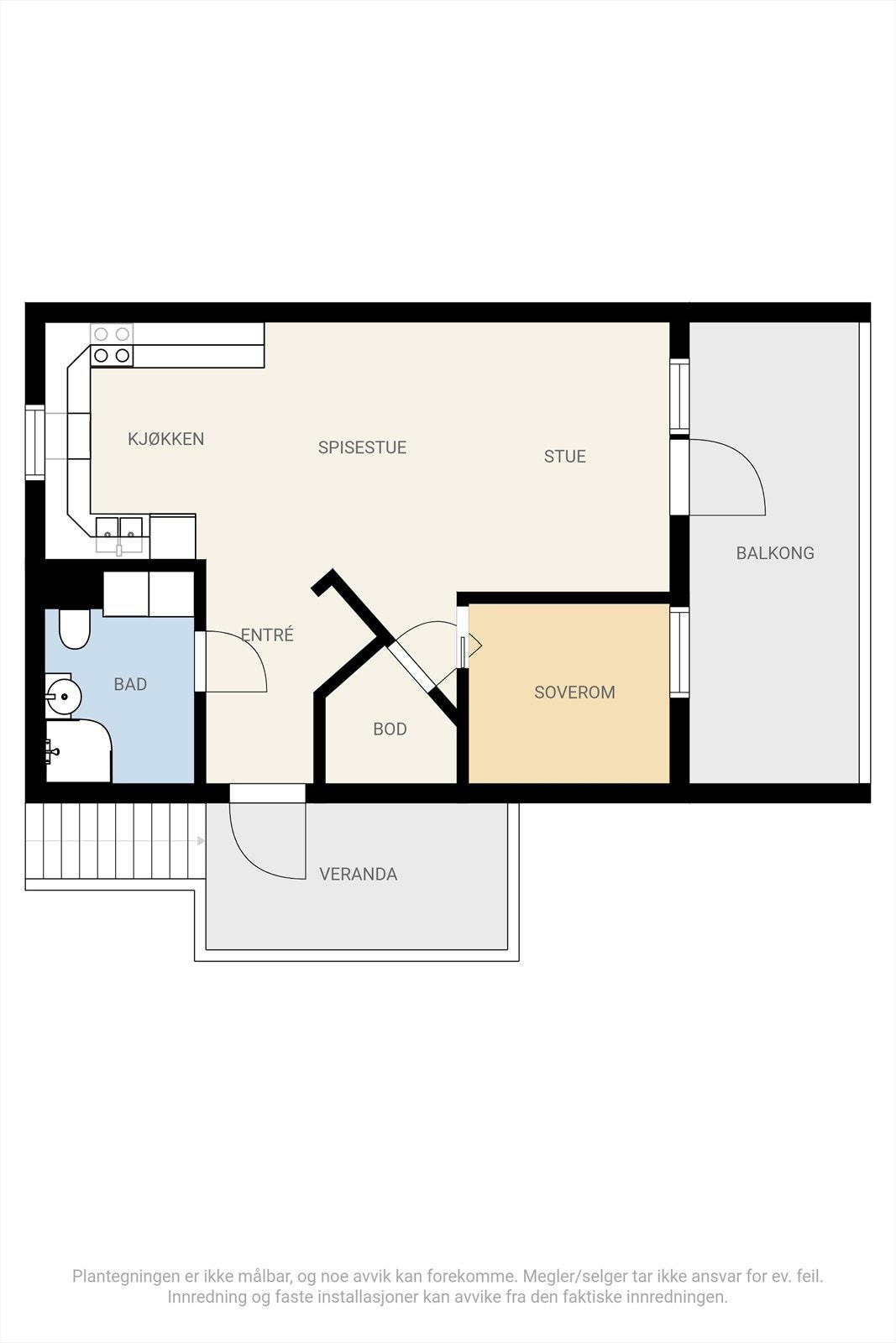 Plantegning Galleribilde