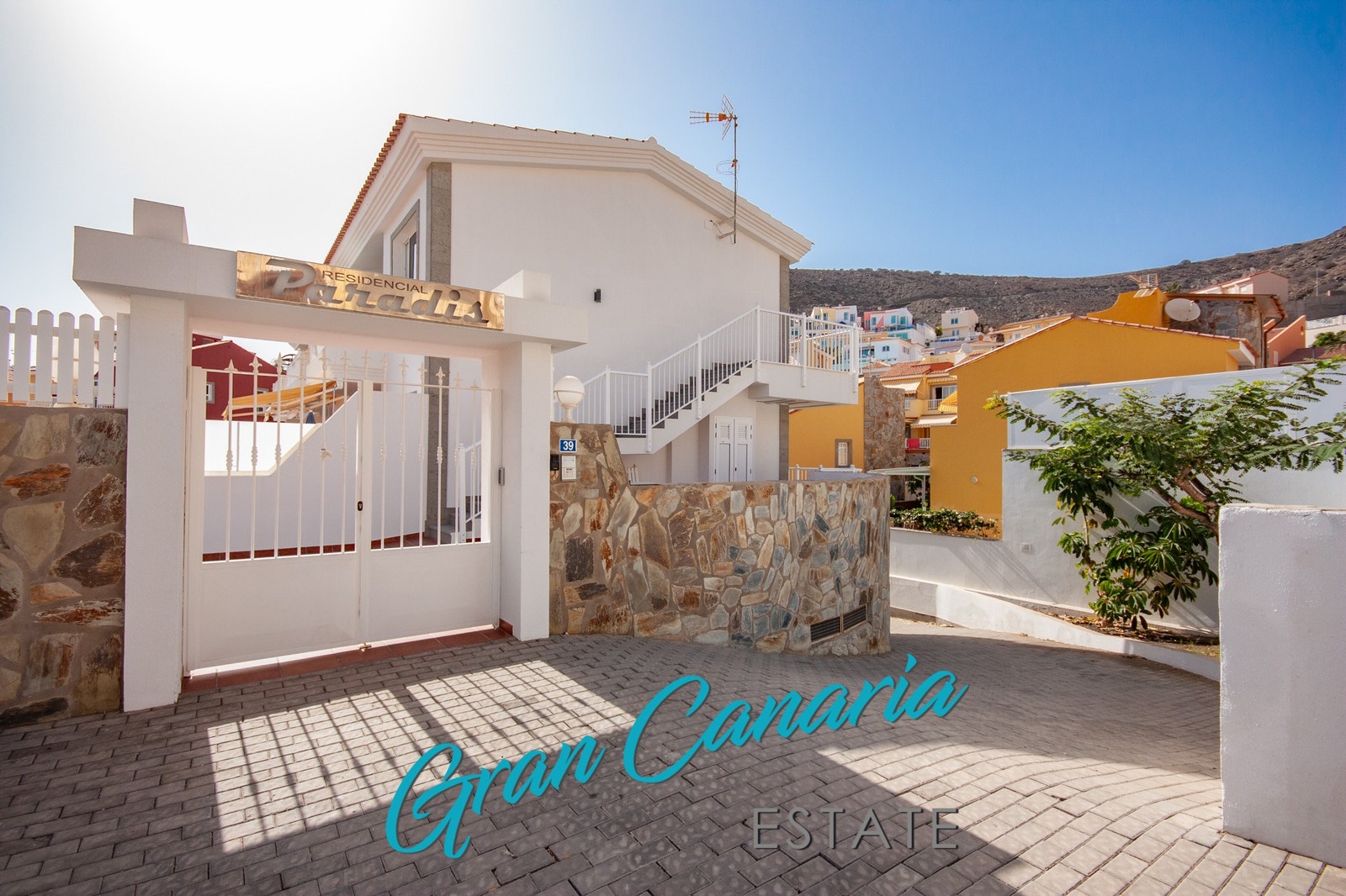 Port med kodelås inn til anlegget Galleribilde