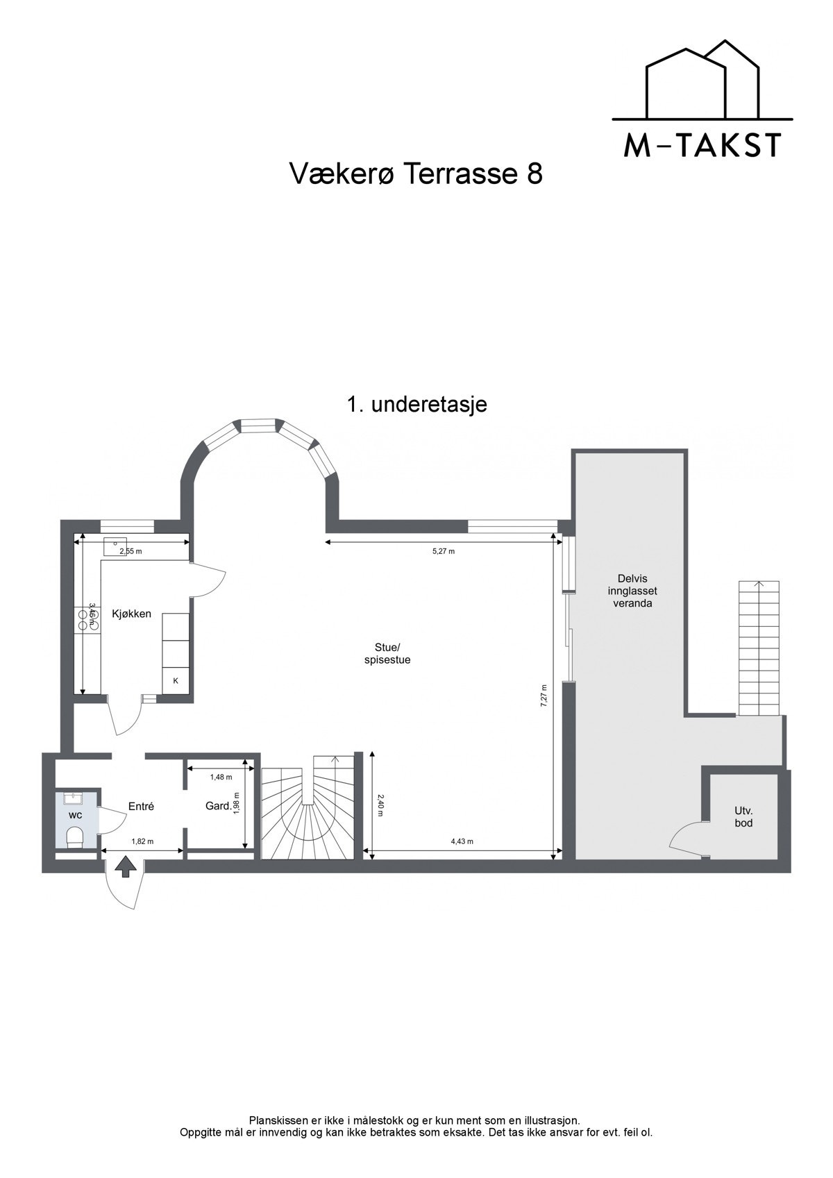 Vækerø Terrasse 8 - 1. underetasje Galleribilde