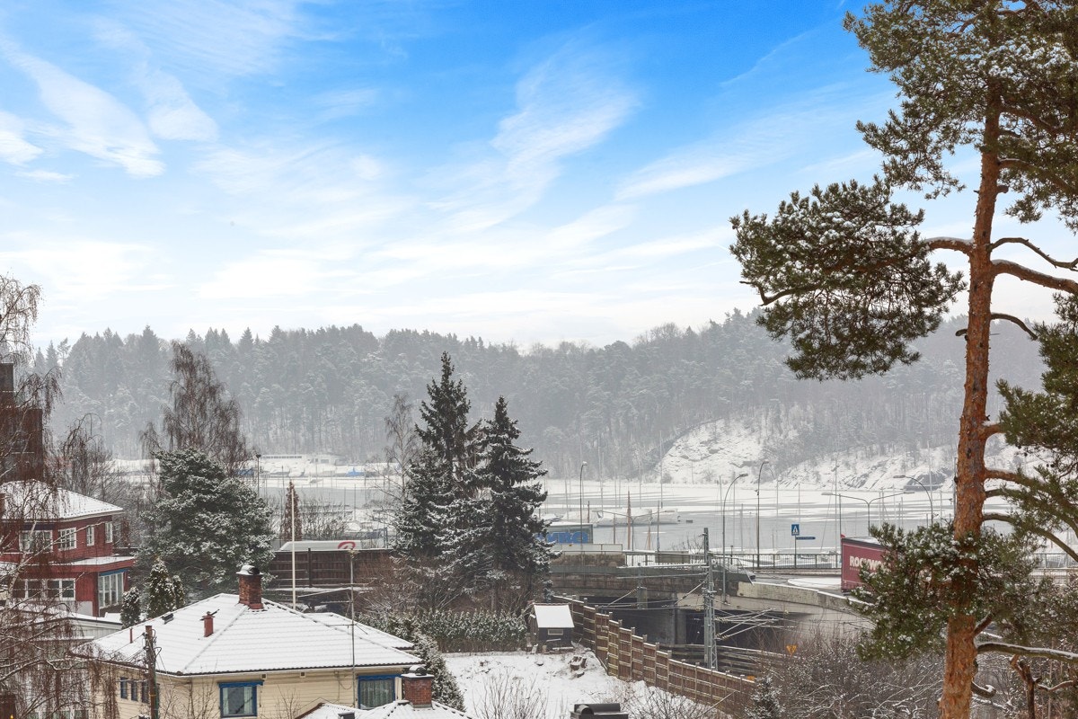 Vakker utsikt mot Bestumkilen kan nytes både inne og ute. Galleribilde