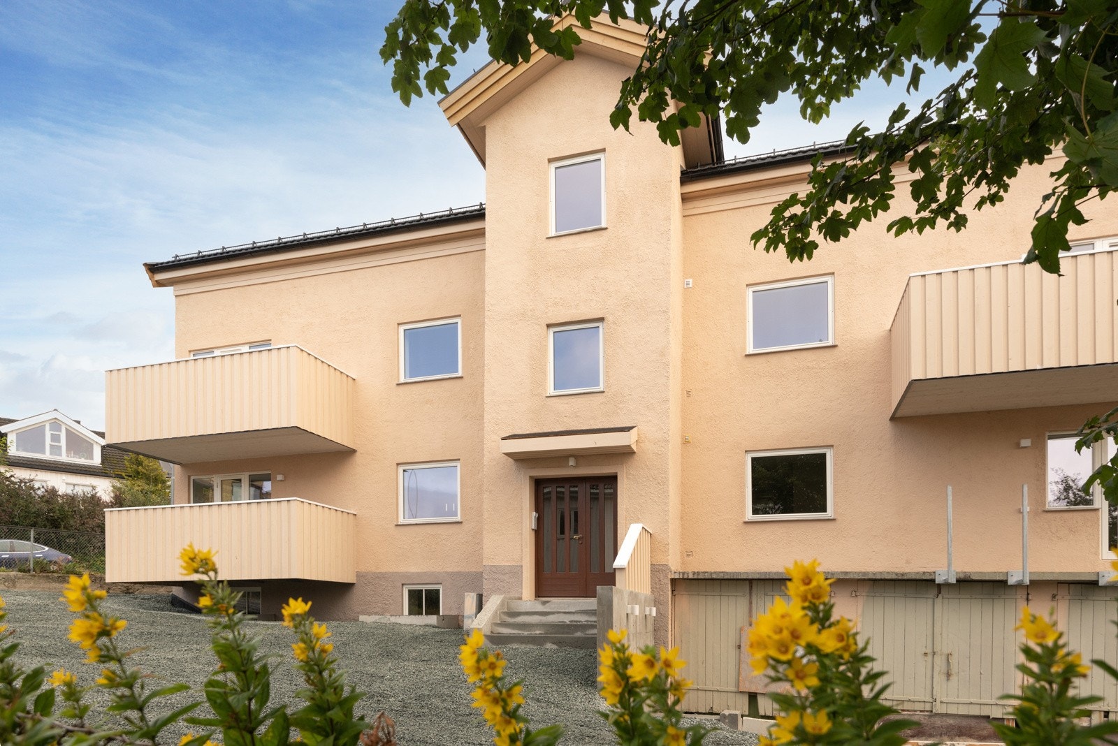 Nyrenovert fasade Galleribilde