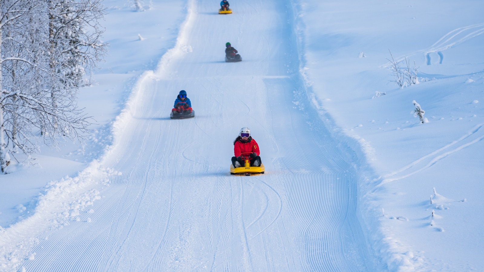 Fart på opptil 70 km/t Galleribilde