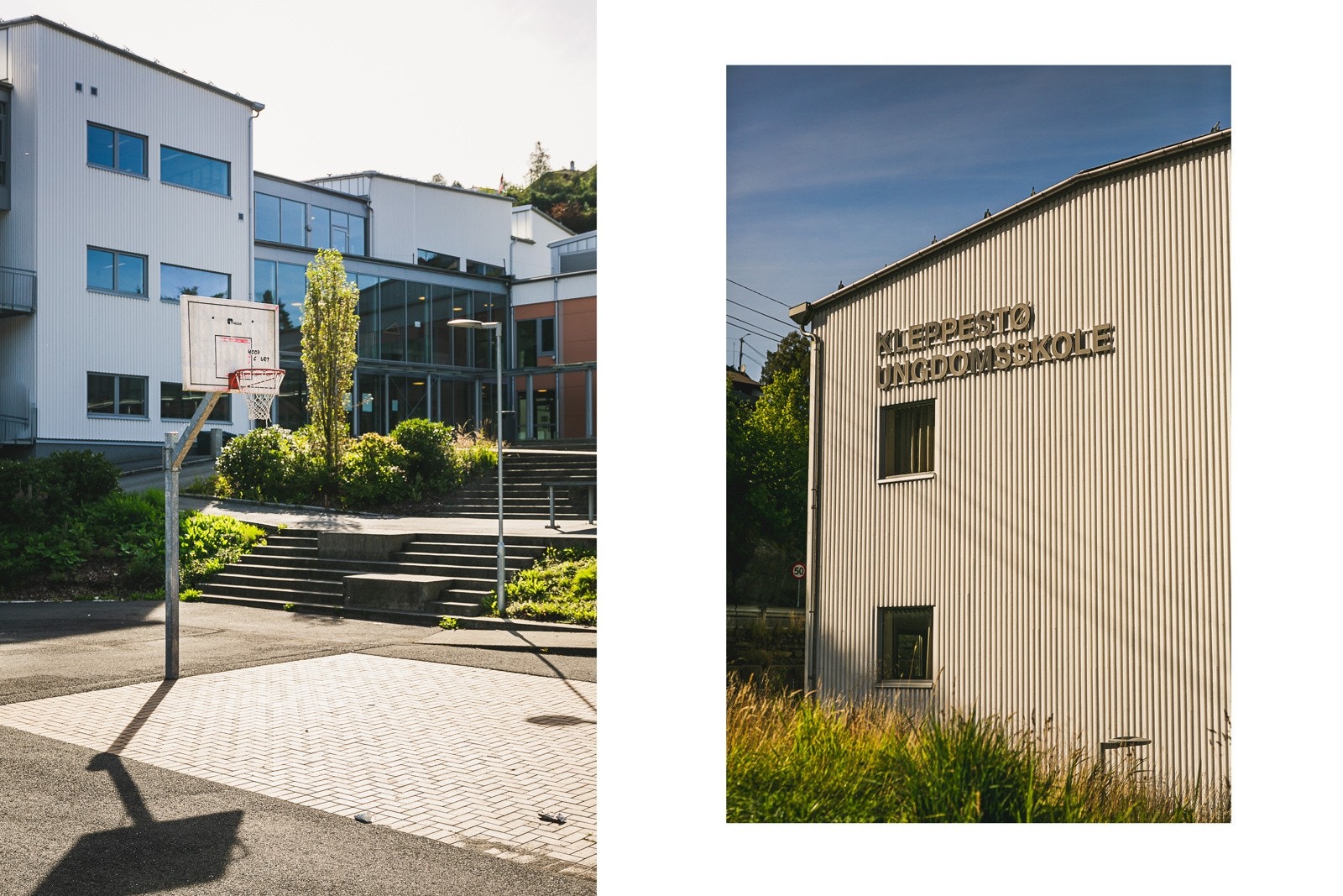 Kleppestø ungdomsskole ligger 5 minutter unna med bil. Galleribilde