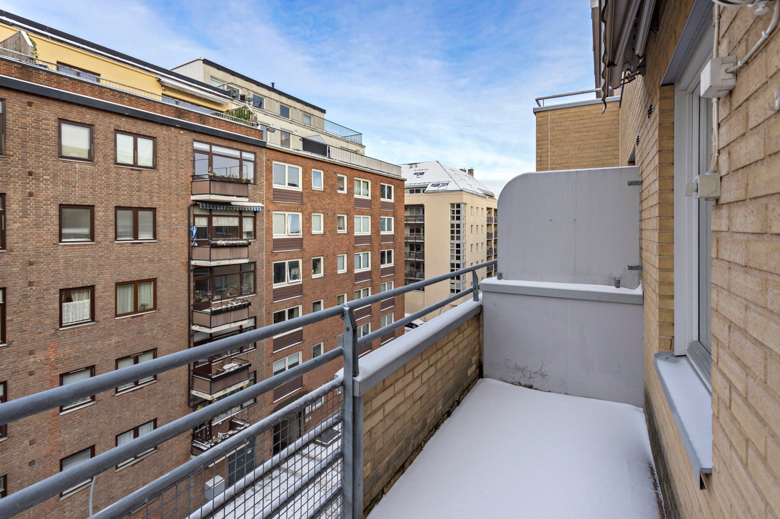 Nordvestvendt balkong på ca. 5,7 kvm Galleribilde