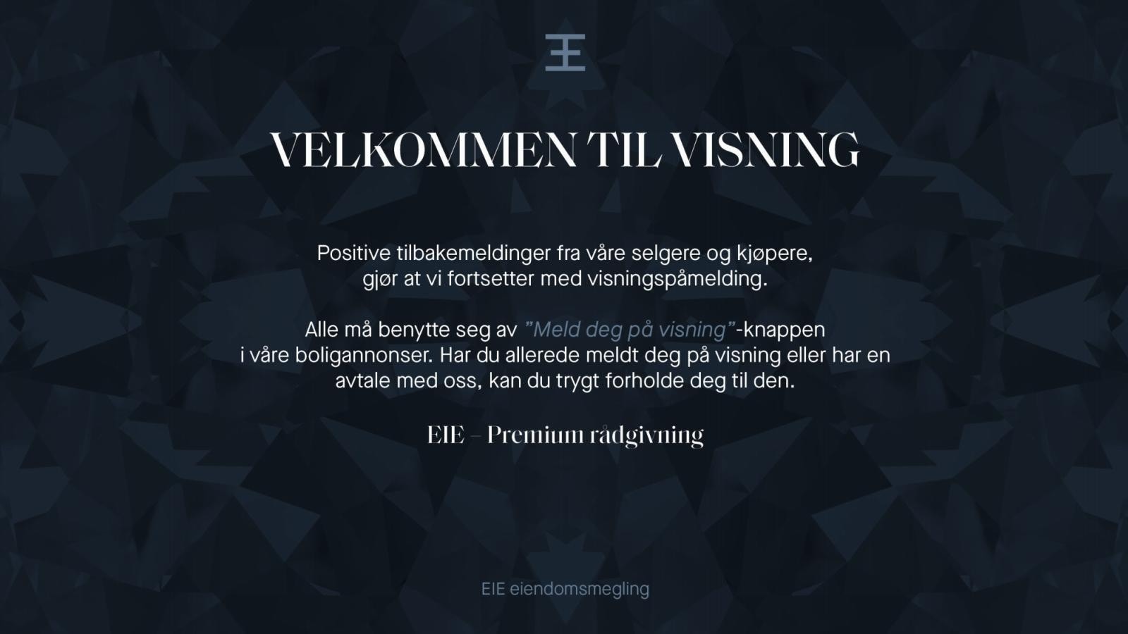 Husk påmelding til visning! Galleribilde