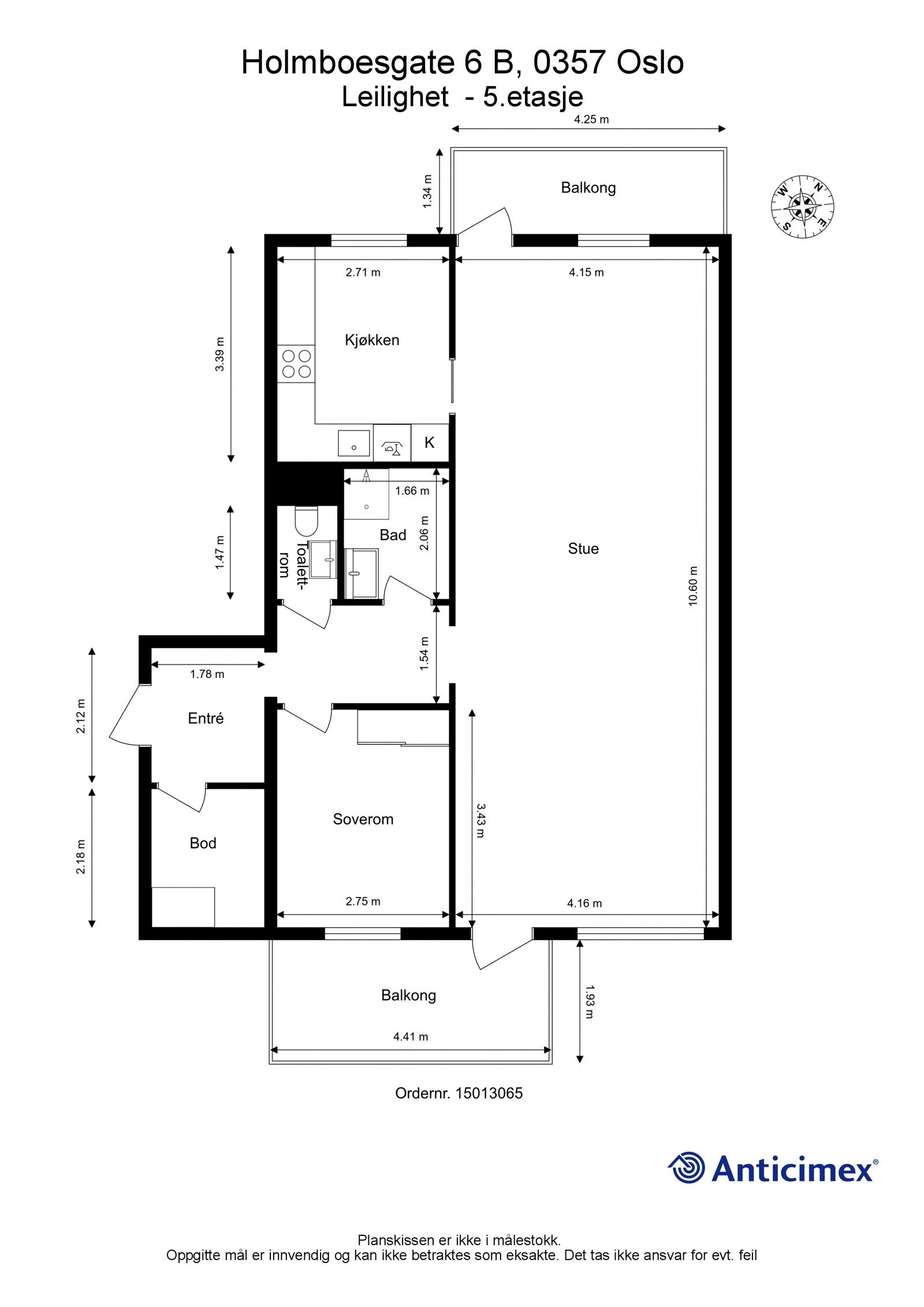 Plantegning Galleribilde