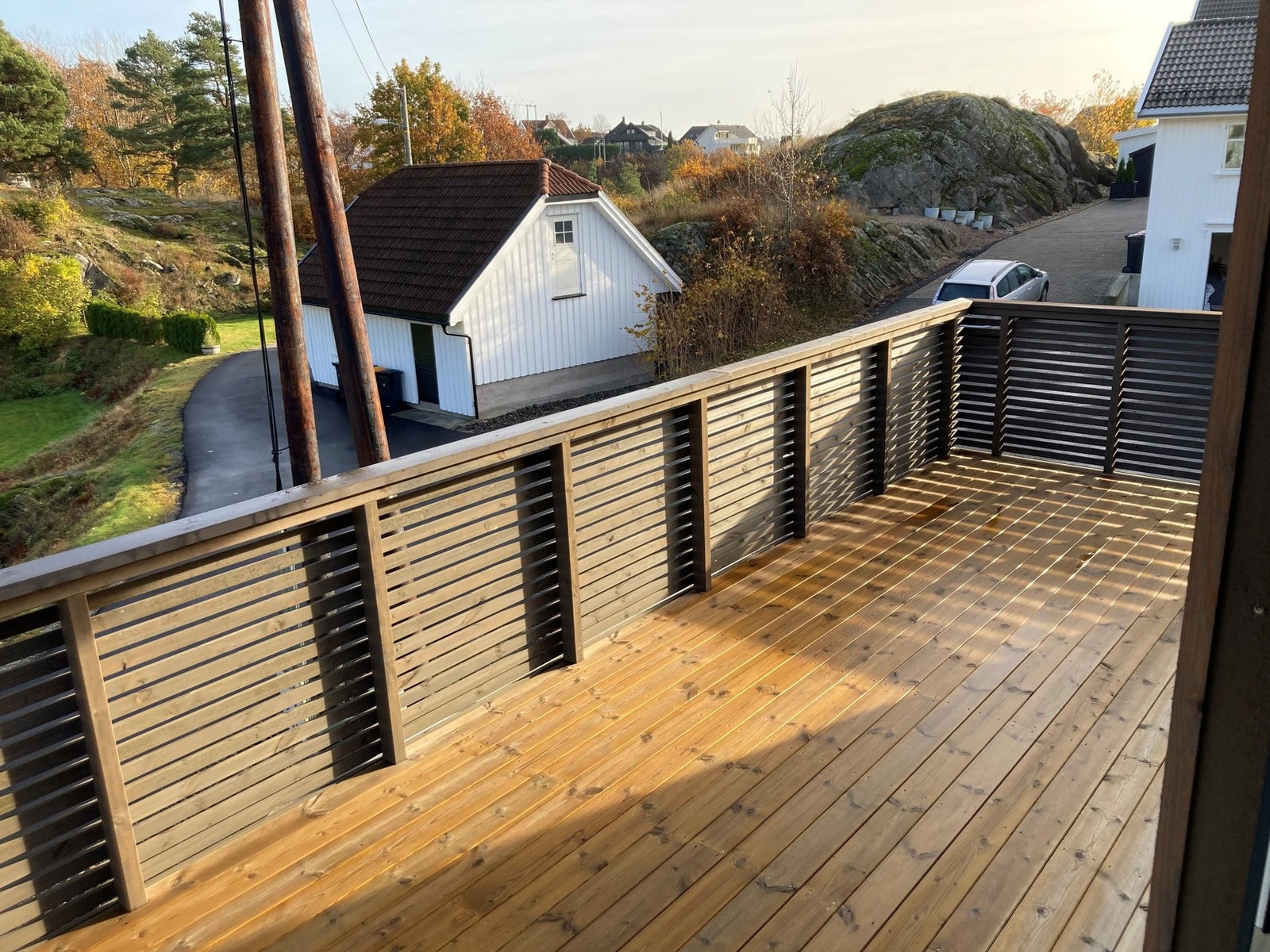 Lufteterrasse rett fra hovedsoverom Galleribilde