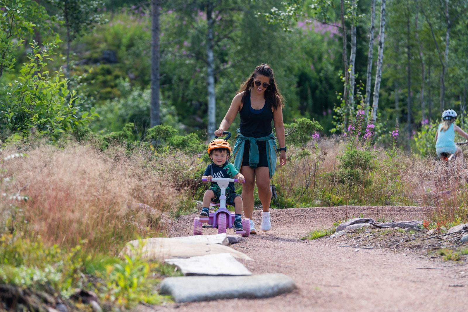 Fulufjellet Bike Park passer for både store og små Galleribilde