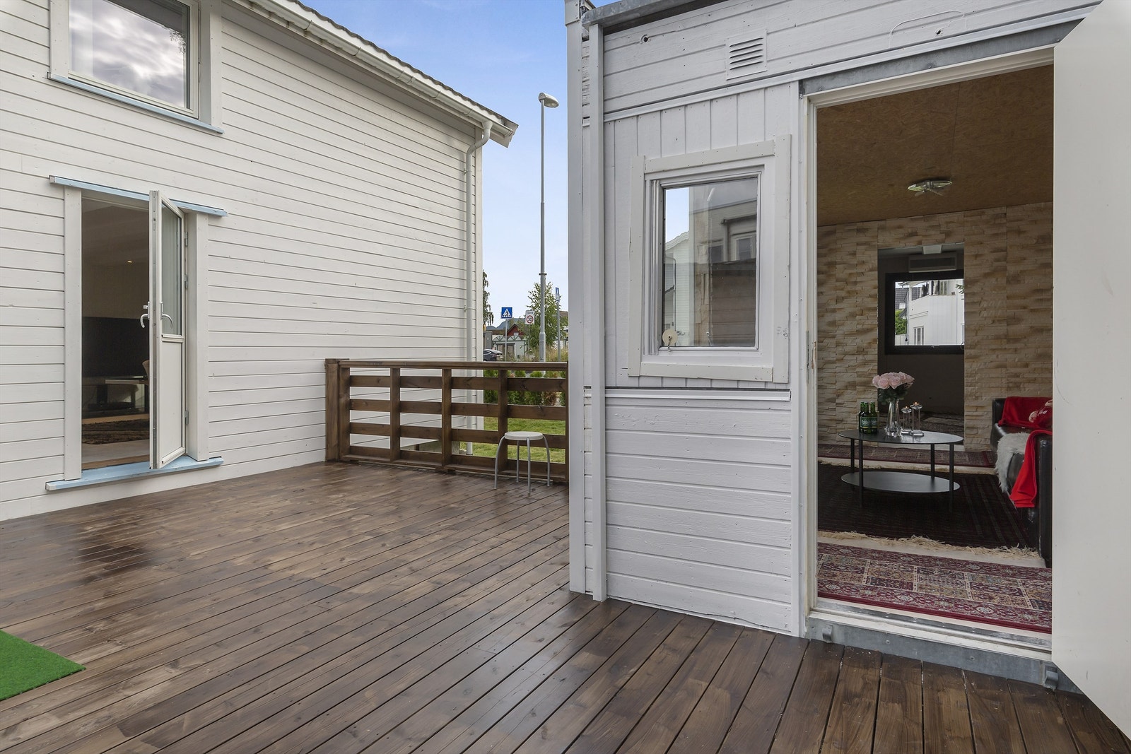 Her sitter man godt uskjermet fra omgivelsene. Galleribilde