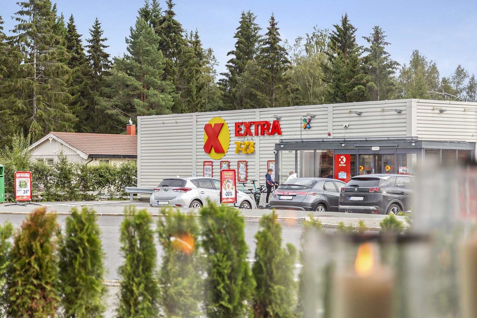 Like over gaten har du Coop Extra nærbutikk. Galleribilde