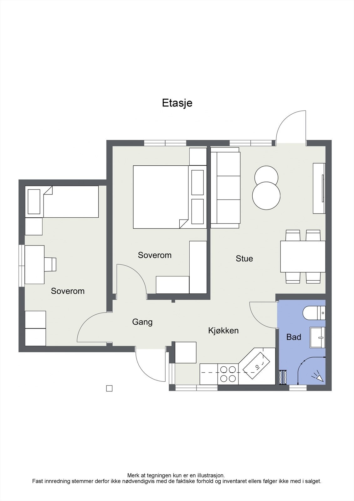 Plantegning Galleribilde