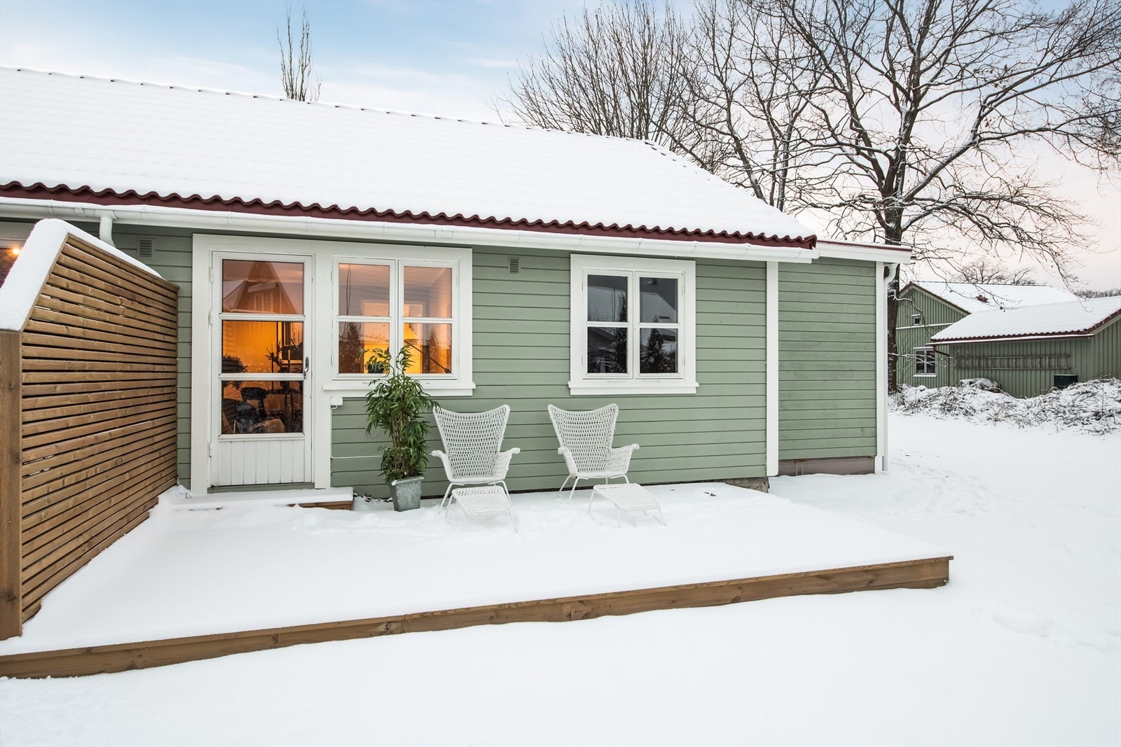 Flott uteplass Galleribilde